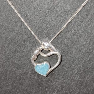 Mothers Love Necklace - Sterling Silver Pendant and Chain
